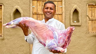 FULL GOAT STEAM ROAST RECIPE | Biggest Bakra Making in Village | Bakra Roast | Mubashir Saddique