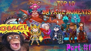TOP 10 SAVAGE MOMENTS Episode #1 | Top 10 Mobile Legends
