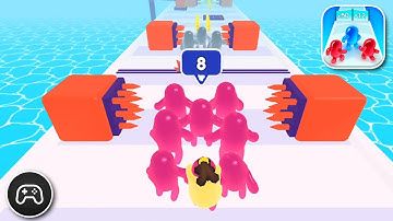 Join Blob Clash 3D - Gameplay Walkthrough Part 7 - Basic Solution Levels 42-46 (iOS, Android)