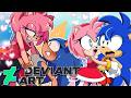 Sonica and Amy Vs DeviantArt ~ Besties or Girlfriends? ❤️