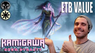 ETB Value Town Teleportation Circle Orshov ⚪⚫  Kamigawa Neon Dynasty MTG Standard Arena