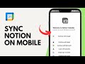 How to Sync Notion with Google Calendar on Mobile