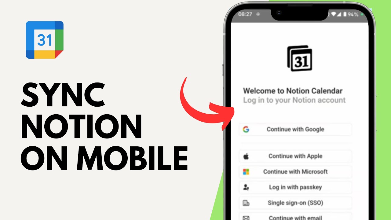 Как синхронизировать Notion с Google Календарем на мобильном устройстве
