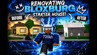 Renovating Bloxburg's starter house