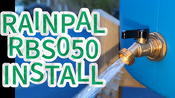 RAINPAL RBS050 Rain Barrel Spigot Quick Installation Guide
