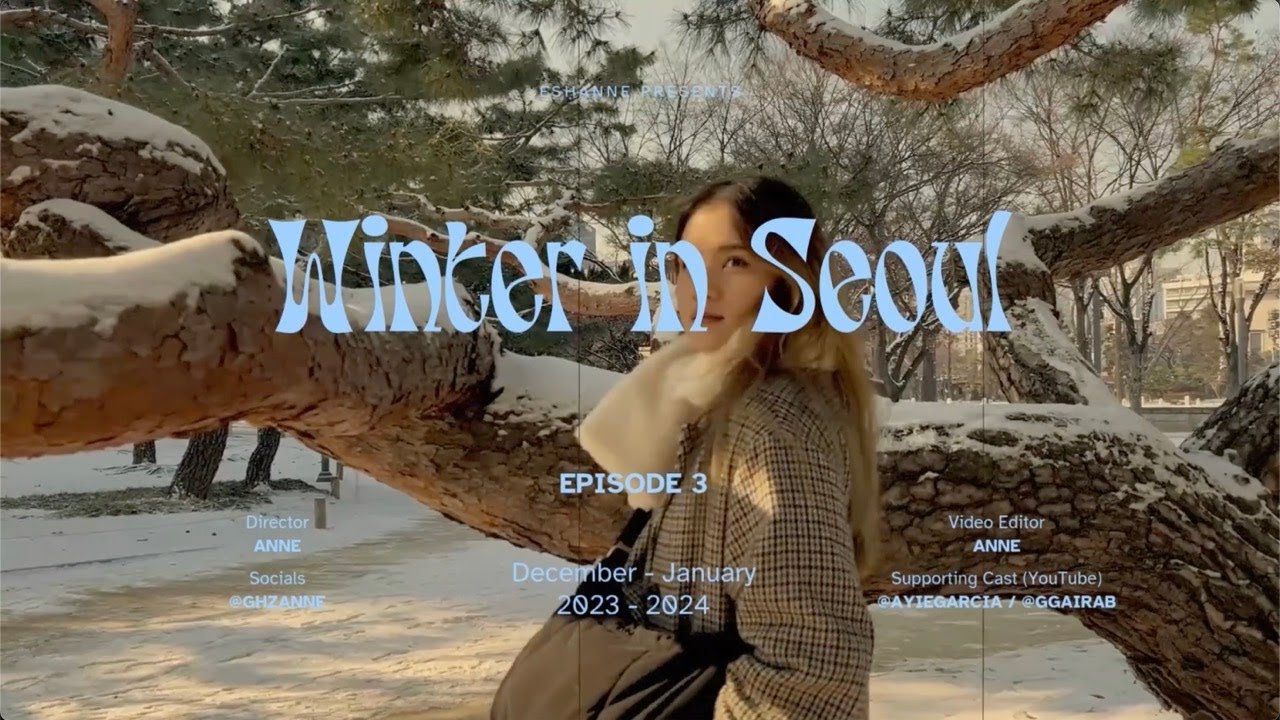 first snow on christmas eve & crowded myeongdong madness | winter in seoul ep. 3
