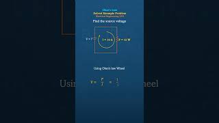 Ohm’s Law Example: Find Source Voltage Fast | 1.2 V Circuit Trick