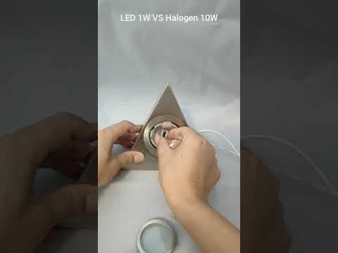 How to change halogen G4 10W to LED G4 1W