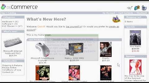 Edit your left and right columns in osCommerce