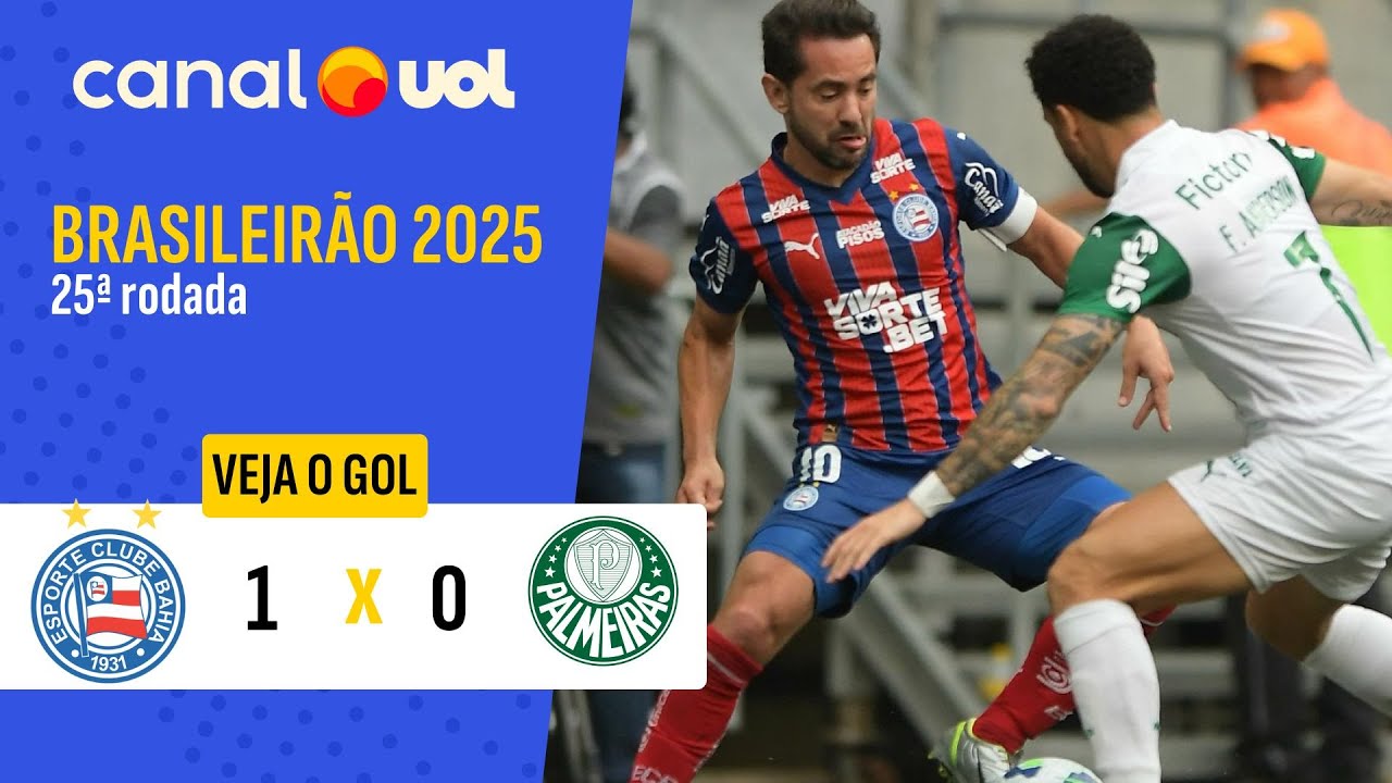 BAHIA 1 x 0 PALMEIRAS: VEJA O GOL E MELHORES MOMENTOS DA PARTIDA PELO ...