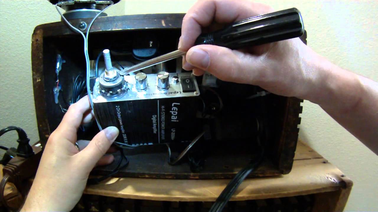 How to Convert an Antique Radio to Bluetooth 