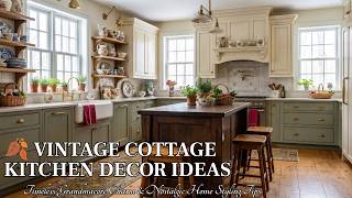 🍂 VINTAGE COTTAGE KITCHEN DECOR | Timeless Grandmacore Ideas for a Cozy, Nostalgic Home screenshot 2