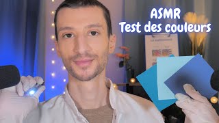 ASMR Roleplay Test des Couleurs - Examen des yeux