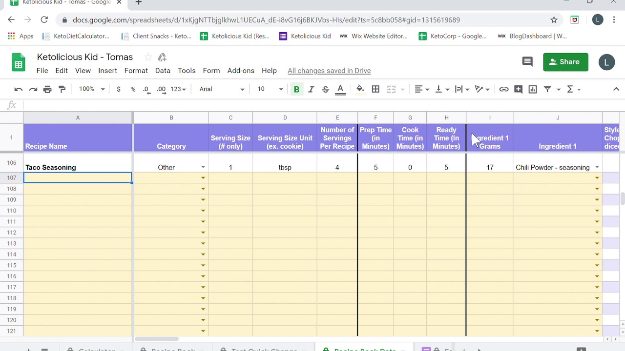 No.4: Ketolicious Calculator How to: Recipe Book Data Sheet - YouTube