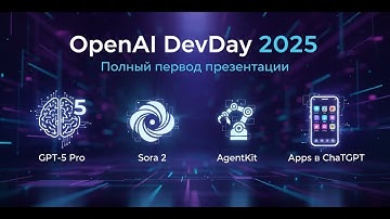 OpenAI DevDay 2025: Полный перевод презентации | GPT-5 Pro, Sora 2, AgentKit и Apps в ChatGPT