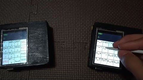 【Arduino】無線でメッセージをやり取りできる自作装置(diy device that can exchange messages wirelessly)