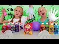 Find Your Slime Ingredients Challenge! Trying Extreme Heat WarHeads!!