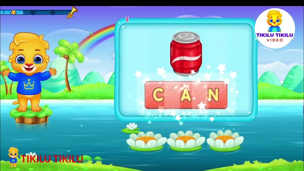 A B C Word Spelling || Learning A B C || Tikilu A B C Spelling