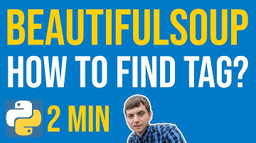 BeautifulSoup Tutorial - How to find tag❓