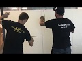 Installing custom privacy tint on 50 offices the art of tint