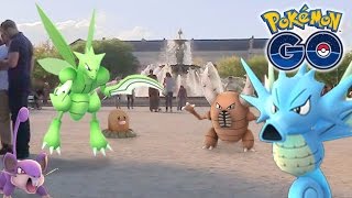 CHASSE POKEMON GO A ANGERS ! HYPOCEAN, INSECATEUR...
