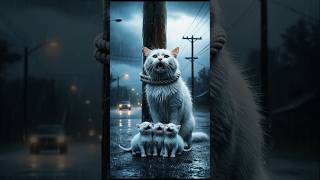 Poor Cat And Kitten Almost Dying