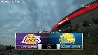 [1st Q] LA Lakers Vs Golden State Warriors Full Highlights