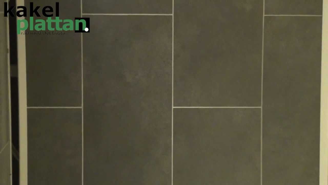 Kakelplattan AB:s granitkeramik / klinker Naro Antrazit 30x60. Mer ...