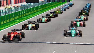 Ferrari F1 2023 vs All Benetton F1 (1986-2001) - Imola Grand Prix