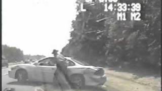 Trooper narrowly escapes being struck