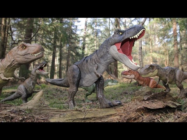 Jurassic World Dinossauro de brinquedo Extreme Damage T.Rex, Multicolorido