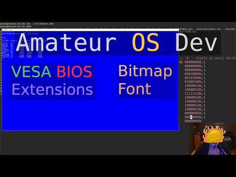 VESA BIOS Extensions & Bitmap Font - Amateur OS Dev (x86 asm)