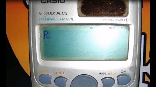 how to type r in scientific calculator !! casio fx991es plus calculator me r kaise type kare