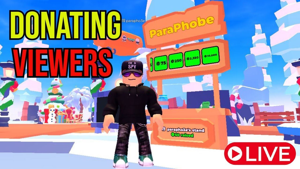 Live PLS Donate Giveaway - Donating Viewers