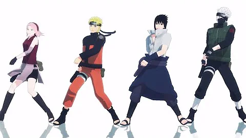 【NARUTO MMD】初期の7班で『スーサイドパレヱド』  / ナルト・サスケ・サクラ・かかし