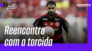 FLAMENGO ENFRENTA O INTERNACIONAL COM REESTREIA DE LUCAS PAQUETÁ NO MARACANÃ | TÁ NA ÁREA | sportv