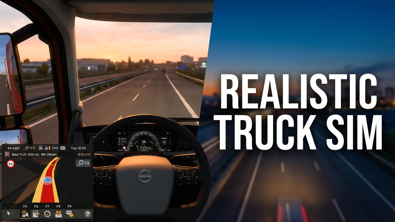 24-Hour Trucking Challenge: France to Sweden | ETS2