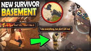 ROBBED the New *FRIENDLY* SURVIVOR BASEMENT (Metal Walls DESTROYED) in Last Day on Earth Survival