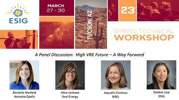 2023 Spring Workshop: Opening Plenary: A Panel Discussion: High VRE Future – A Way Forward