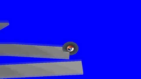 DirectX Practice: Angled Platform Collision Test.