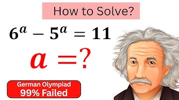 A Nice Exponential math Olympiad Problem a=? , Can You Solve This? 🚀 #maths