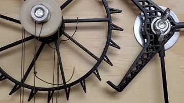 3D printed pendulum escapement