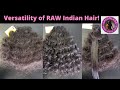 Checking Versatility of RAW Indian Natural Curly Hair!