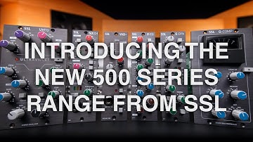 New 500 Series range from SSL featuring SiX CH and UV EQ