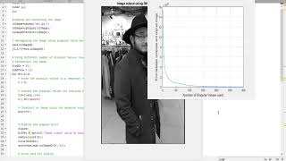 SVD for Data compression II image example in matlab
