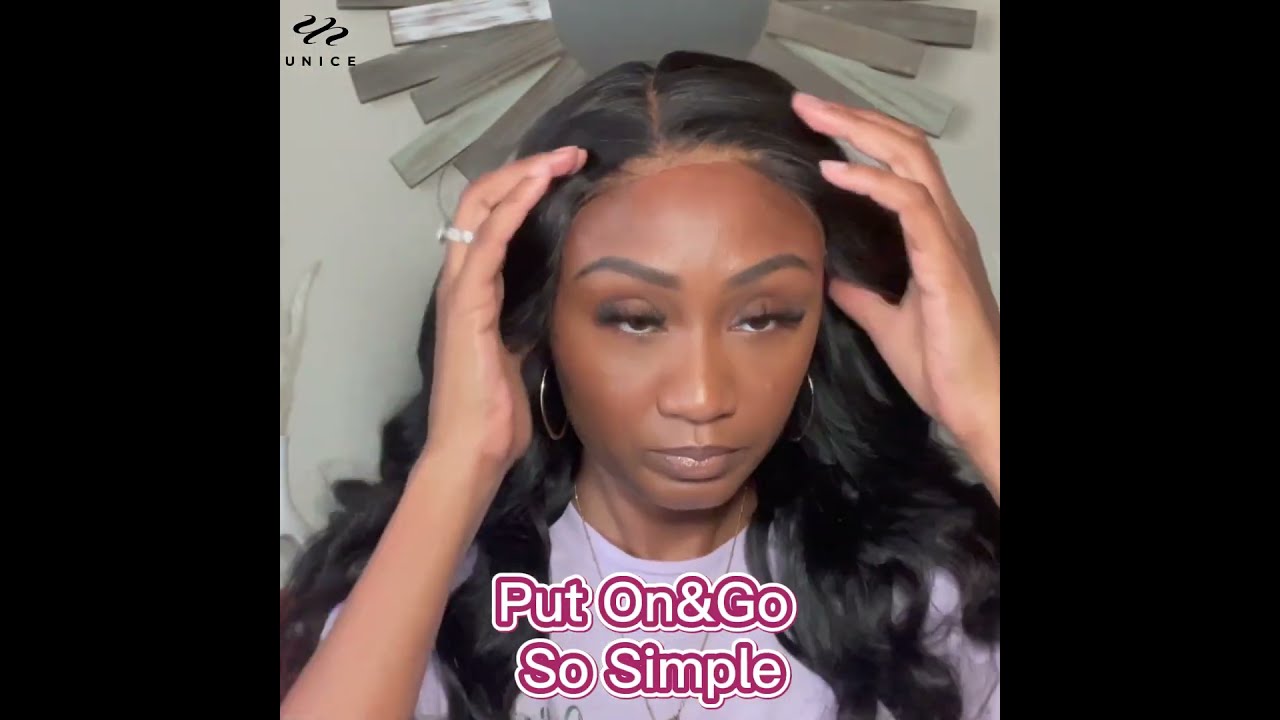 UNice Undetectable HD Lace Wigs Glueless Invisible Body Wave Human Hair Wig