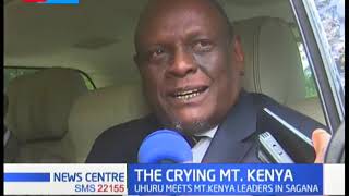 The crying Mt.Kenya: Uhuru warns against 2022 succession politics