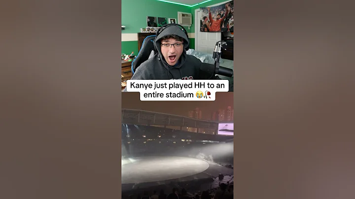 Kanye Just Played HH to an ENTIRE STADIUM 😭 #shorts