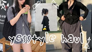 super cute yesstyle try-on haul (๑˘︶˘๑)