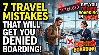 7 Travel Mistakes That Will Get You Denied Boarding in 2026